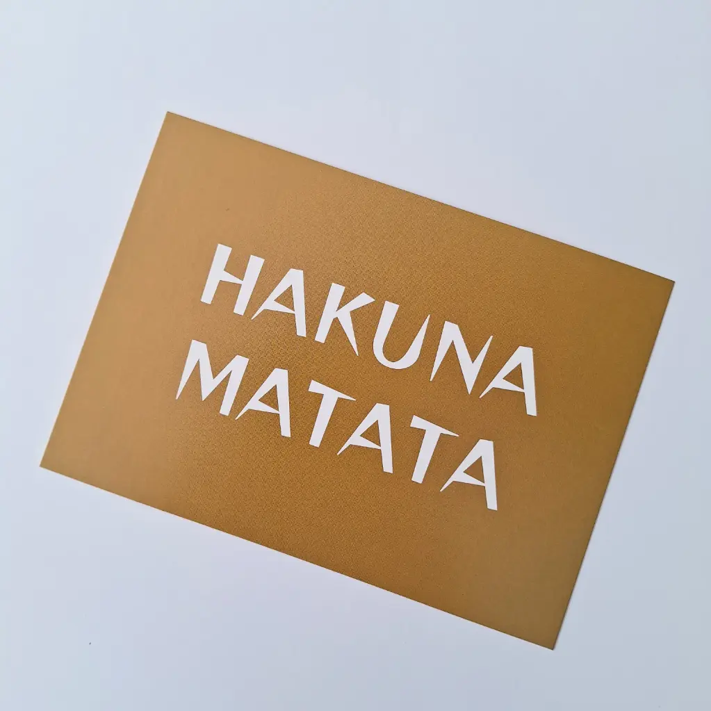 Postkaart Hakuna Matata