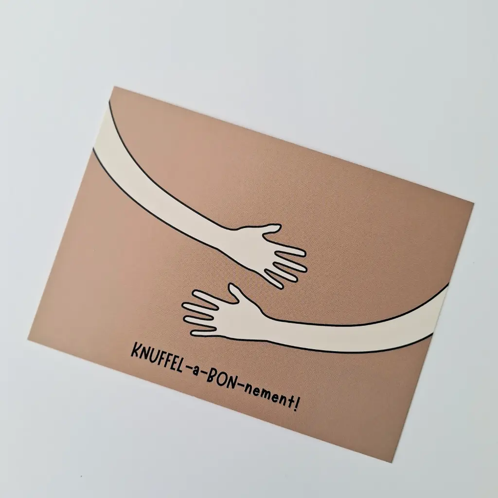 Postkaart Knuffel-a-BON-nement