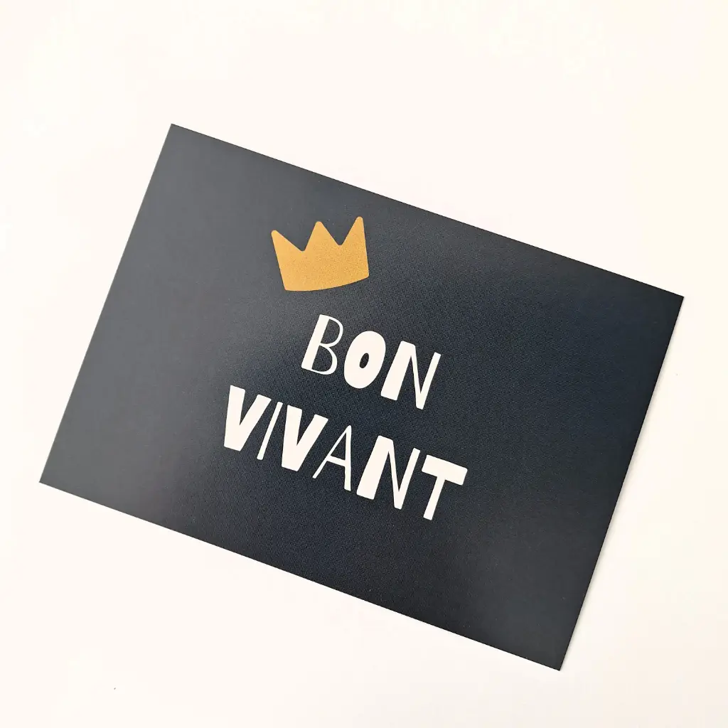 Postkaart BON-vivant
