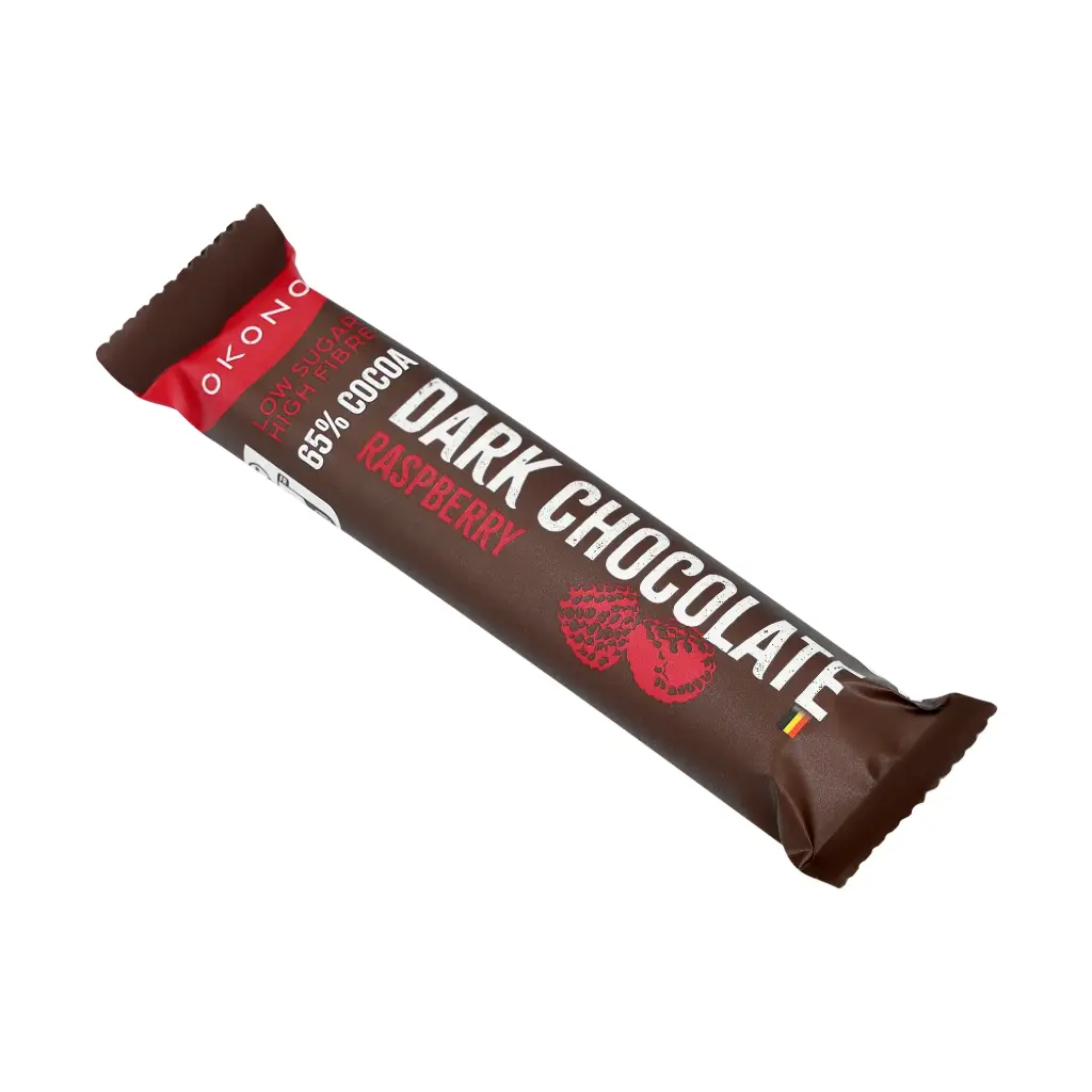 Okono dark chocolate reep RASPBERRY