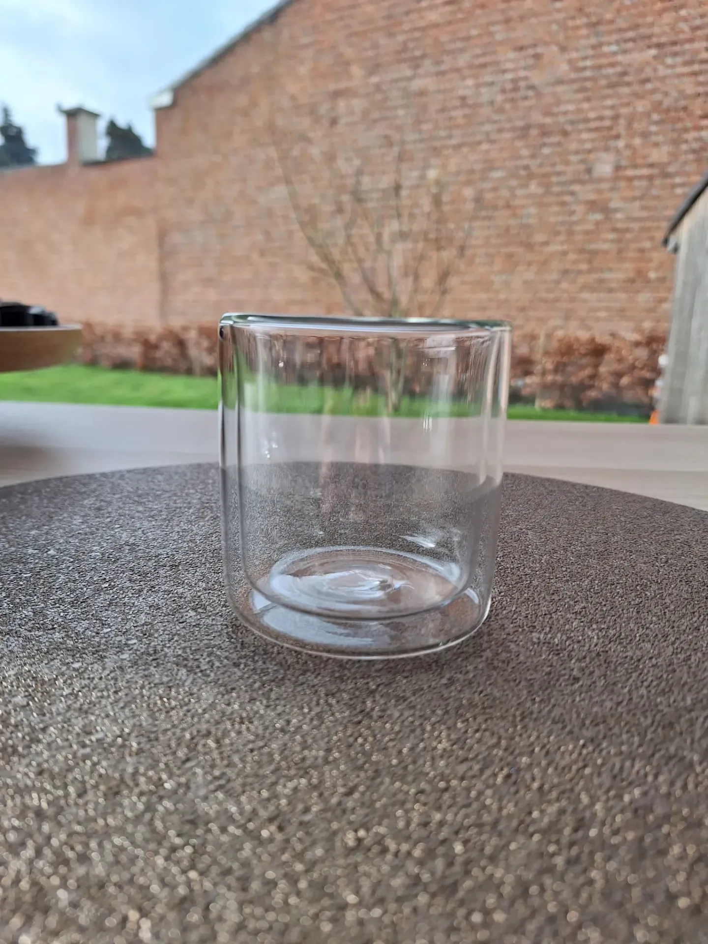 Set van 2 glazen dubbelwandig thee/koffie