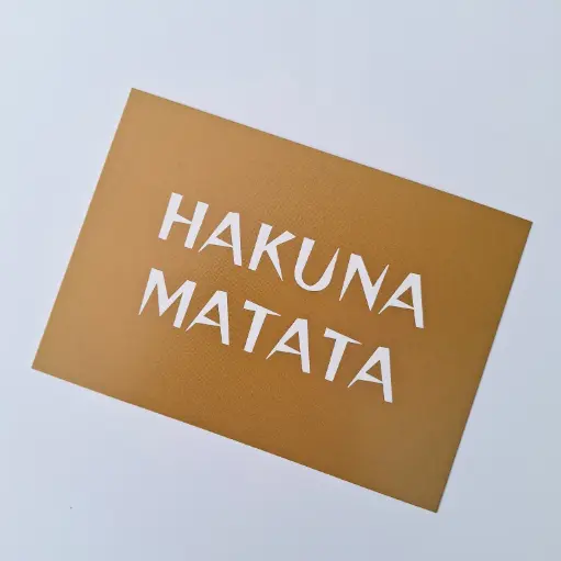Postkaart Hakuna Matata